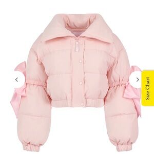 NWT Selkie Castle pink marshmallow puffer coat